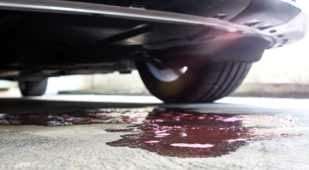 radiator leak under car