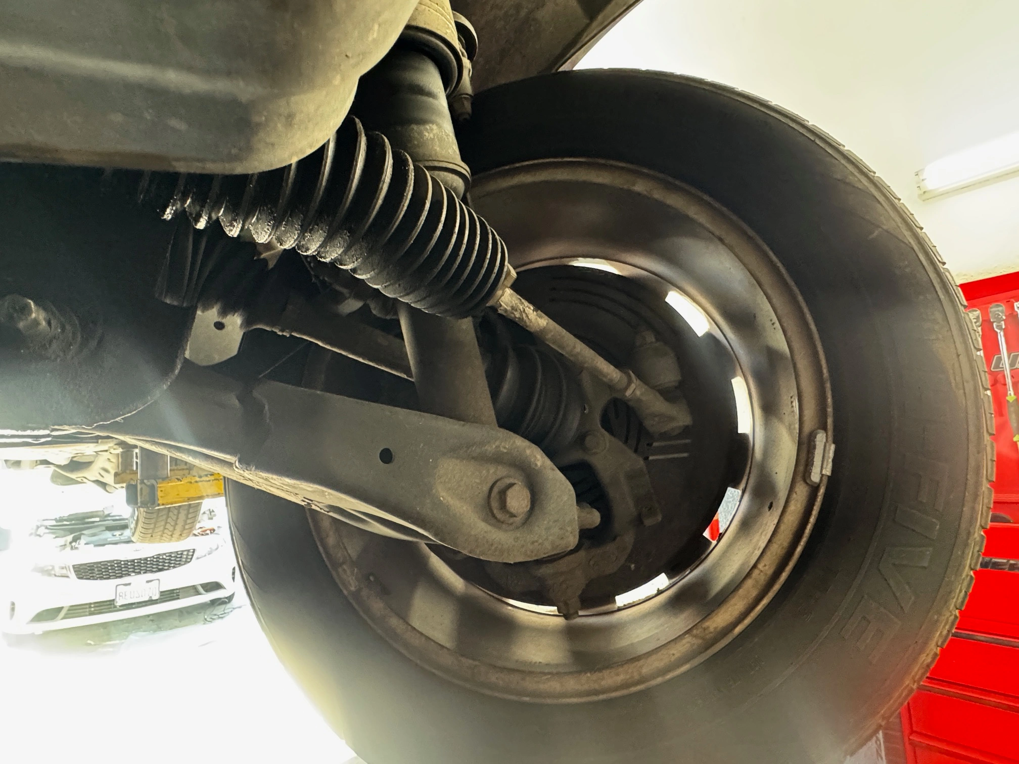 worn suspension causing bouncy ride