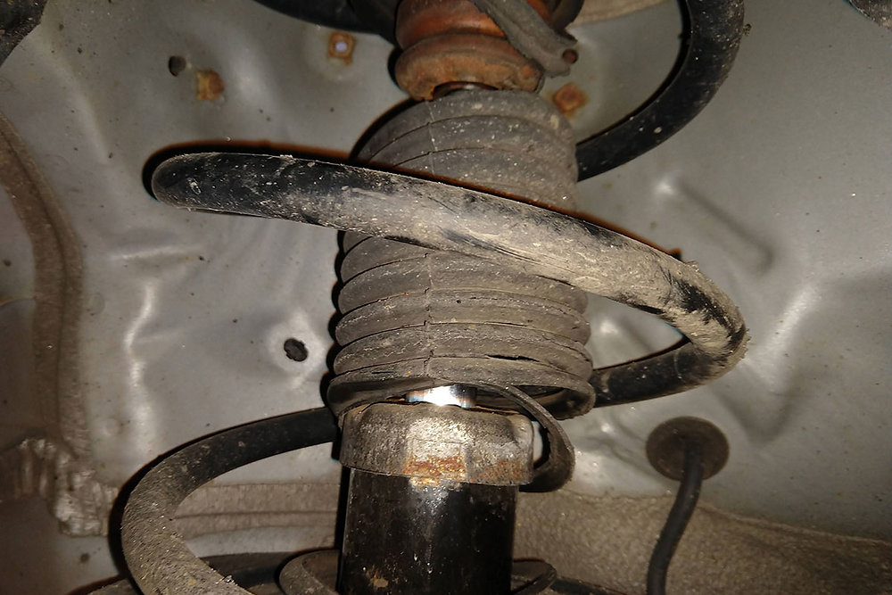 worn suspension and steering components